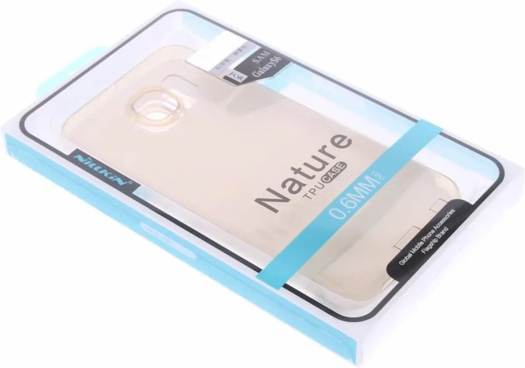 Nillkin Nature TPU Hoes Samsung Galaxy S6 - Transparant Oranje