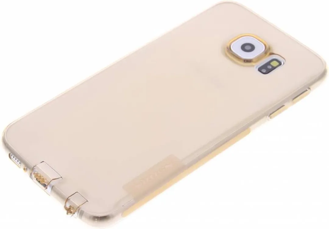 Nillkin Nature TPU Hoes Samsung Galaxy S6 - Transparant Oranje