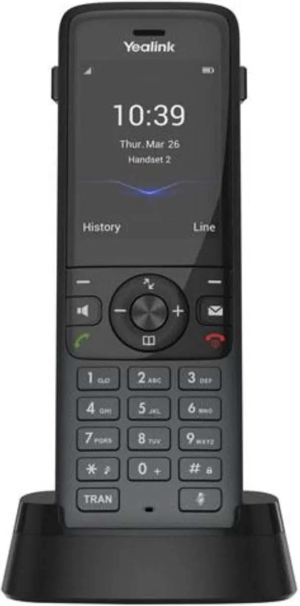Yealink W78H IP Telefoon - 2.4" Zwart