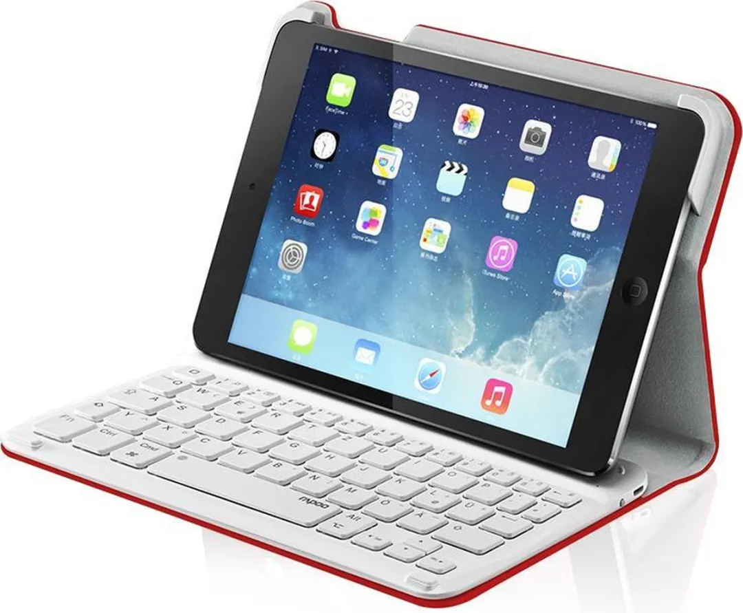 Rapoo TK808 Tablettoetsenbord - Rood