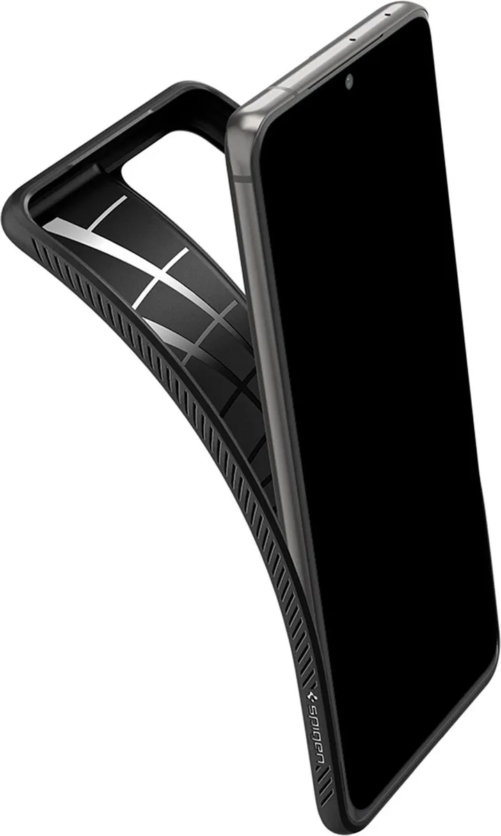 Spigen Liquid Air ACS02350 Hoesje - Samsung Galaxy S21 Ultra - Zwart