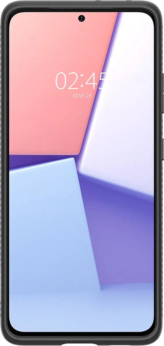 Spigen Liquid Air ACS02350 Hoesje - Samsung Galaxy S21 Ultra - Zwart