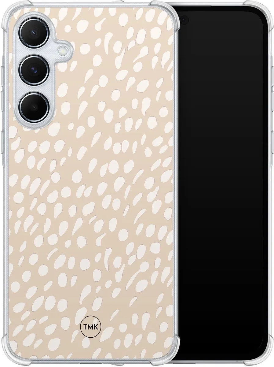Casevibes Shockproof Hoesje Samsung Galaxy A55 S/A55/S/001 - Beige