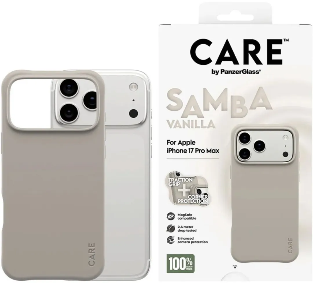 PanzerGlass Case Care Samba MagSafe iPhone 17 Pro Max - 1 Pasje - Zwart - afbeelding 6 van 6