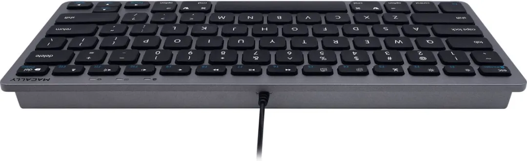 Macally SLIMKEYCSG Compact USB-A Toetsenbord - Spacegray - afbeelding 6 van 6