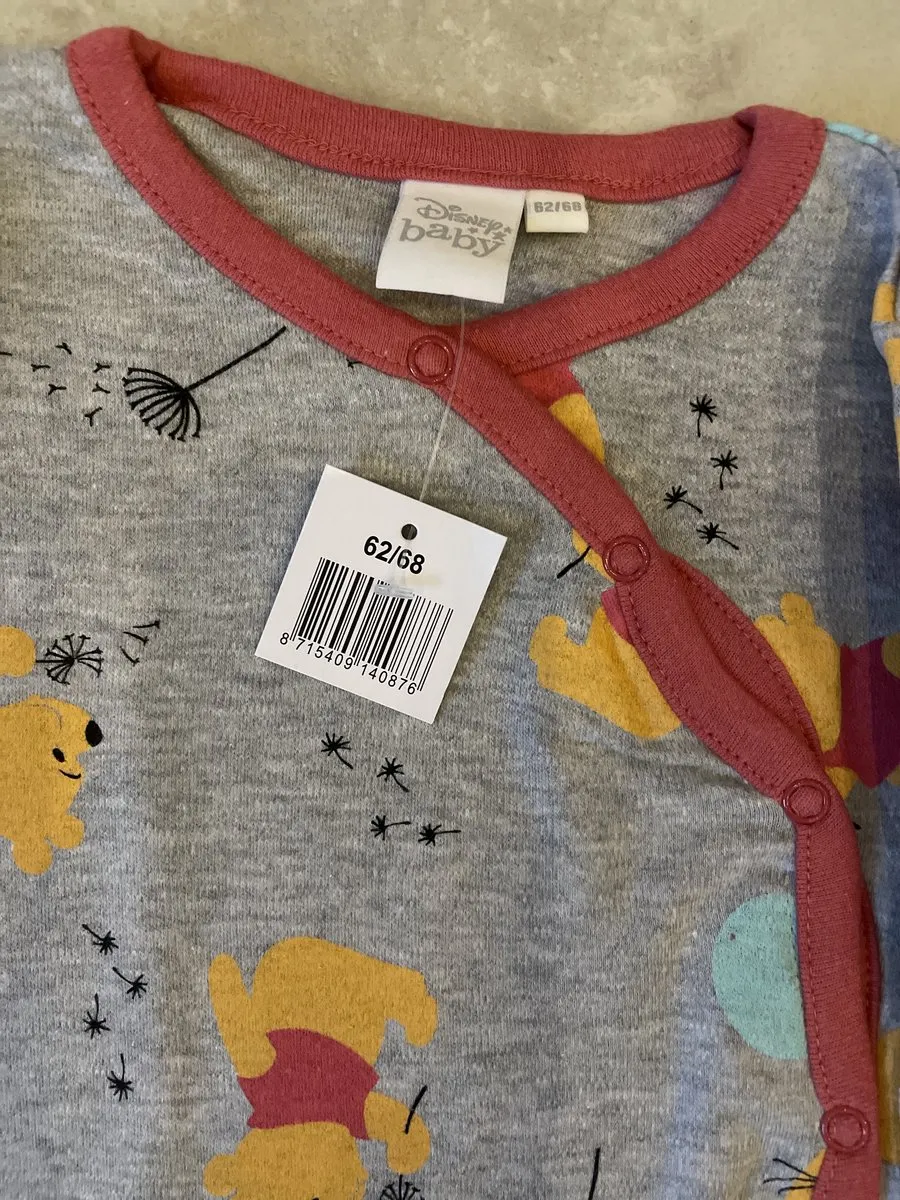 Disney Winnie de Poeh Pyjama Set - Roze/Geel - afbeelding 2 van 6