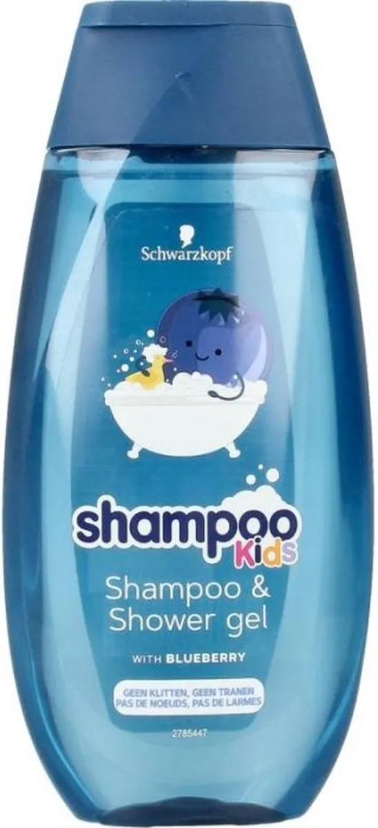 Schwarzkopf Kids Bosbes Shampoo & Douchegel 250ml - Vegan