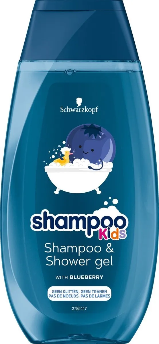 Schwarzkopf Kids Bosbes Shampoo & Douchegel 250ml
