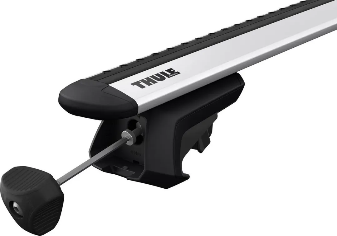 Thule Evo Raised Rail Voetset 710400 - 4 Stuks - Zwart