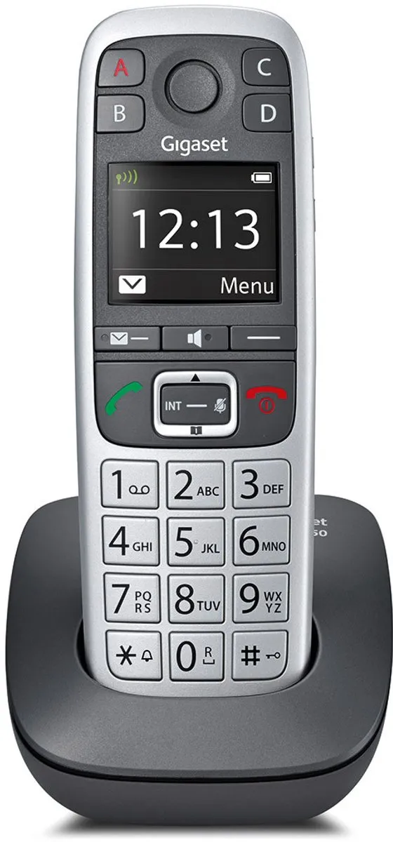 Gigaset E560 DECT Telefoon - Zwart/Zilver