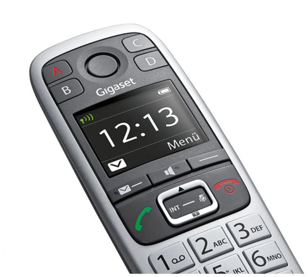 Gigaset E560 DECT Telefoon - Zwart/Zilver