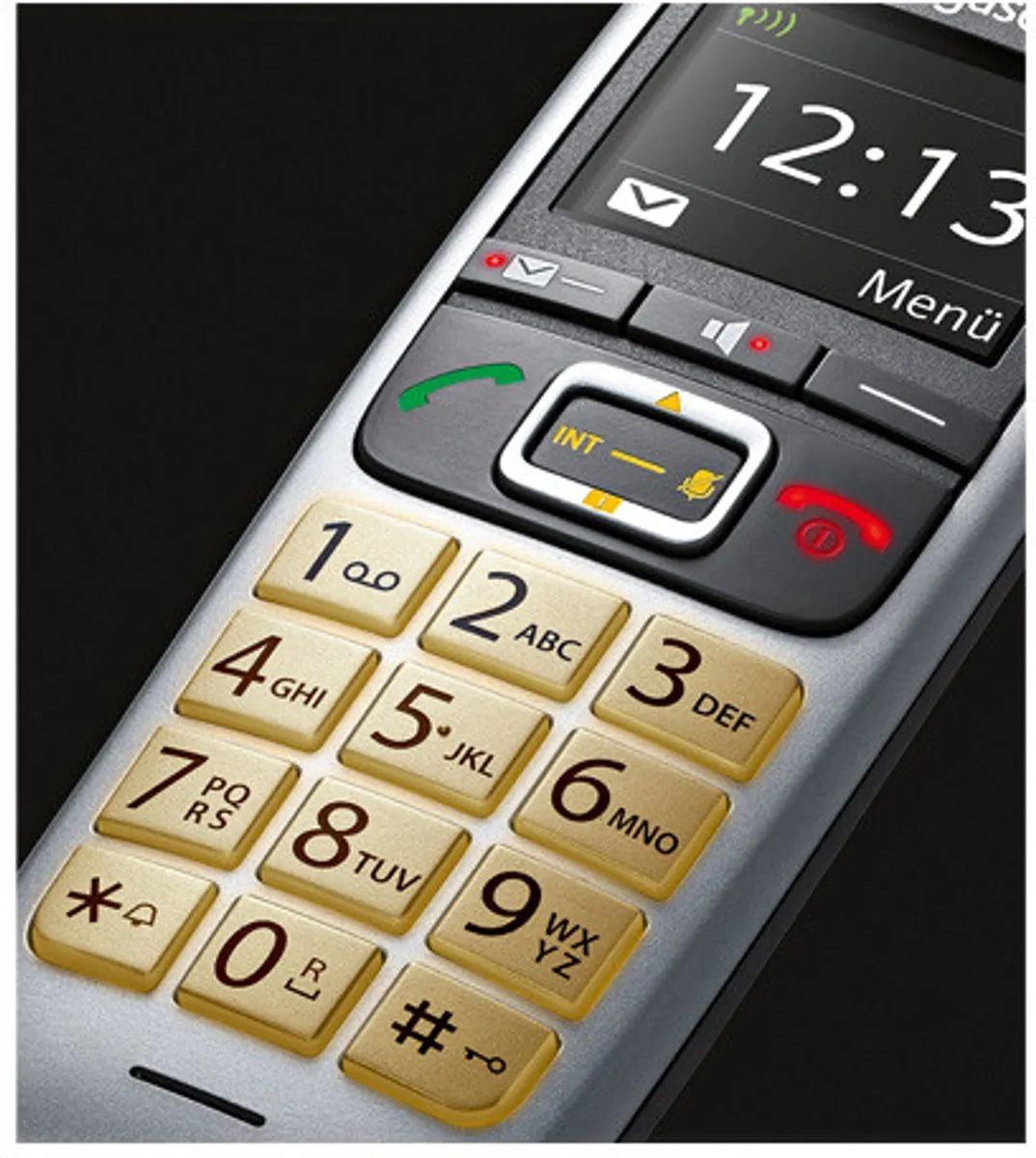 Gigaset E560 DECT Telefoon - Zwart/Zilver