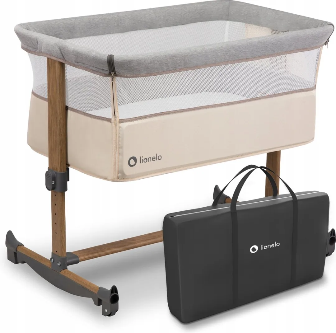 Lionelo Leonie 3-in-1 Babybed + Co-Sleeper Beige