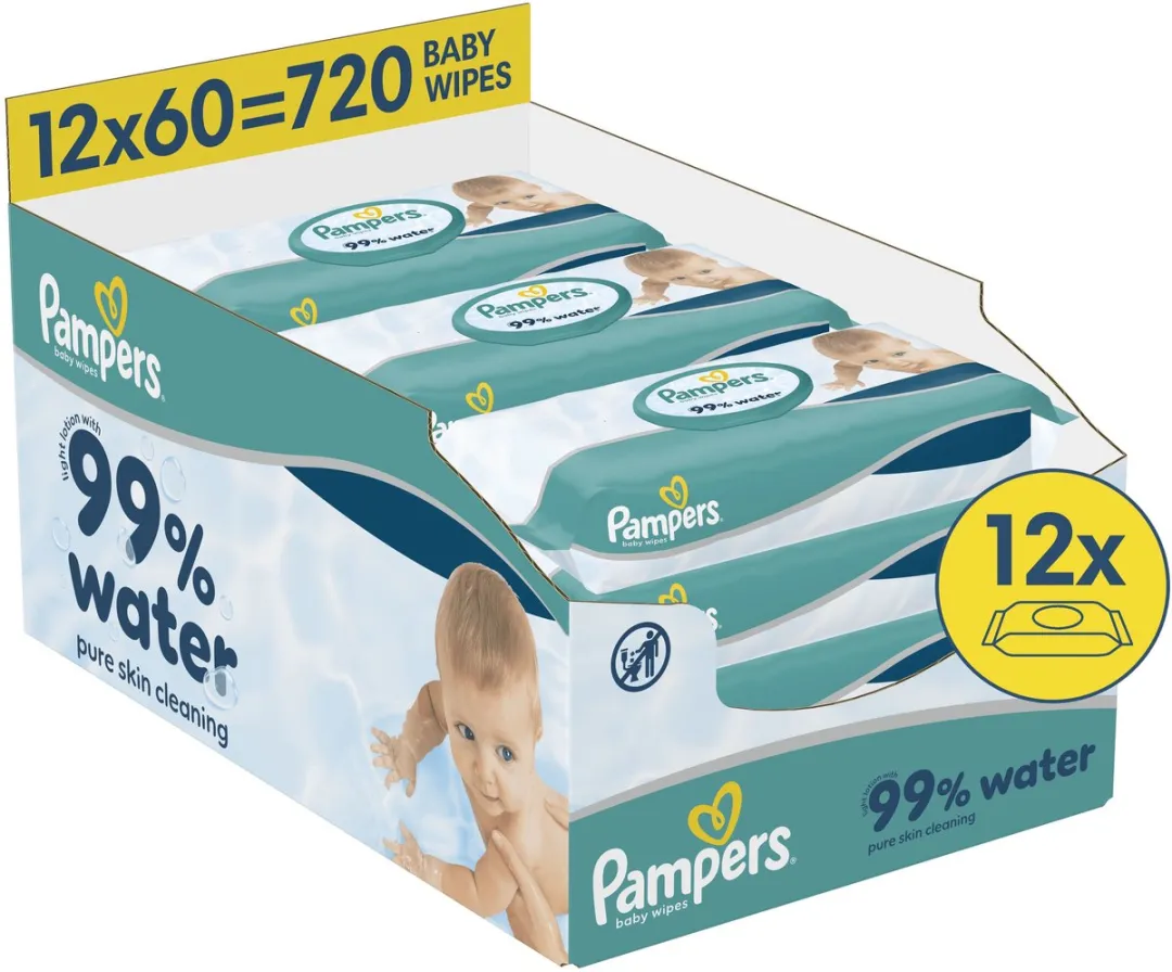 Pampers 99% Water Babydoekjes
