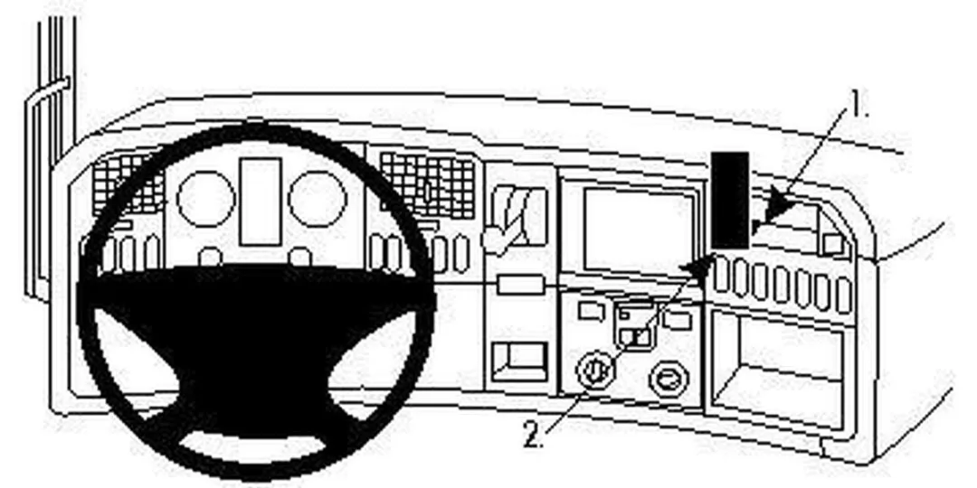 Brodit ProClip 213474 Telefoonhouder - Zwart