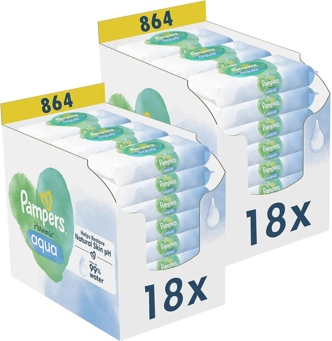 Pampers Harmonie Aqua Billendoekjes