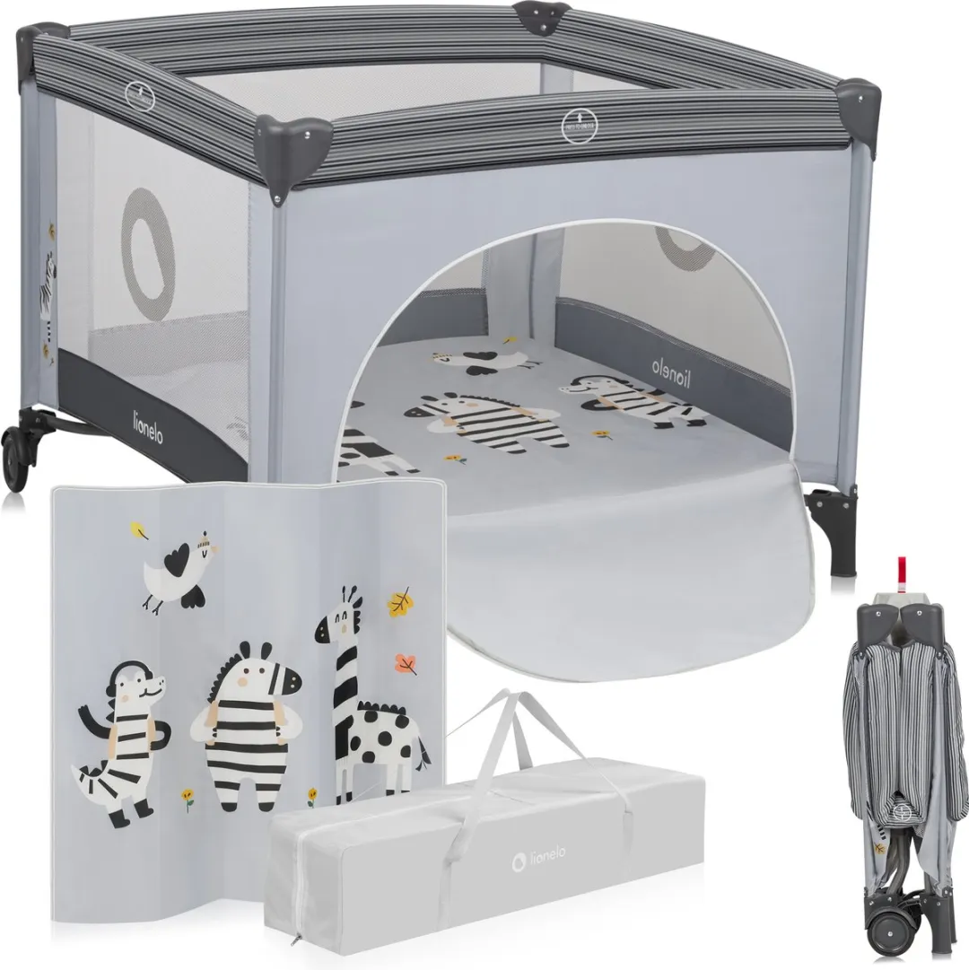 Lionelo Bonnie Kinderbox - Donkergrijs - 15 kg