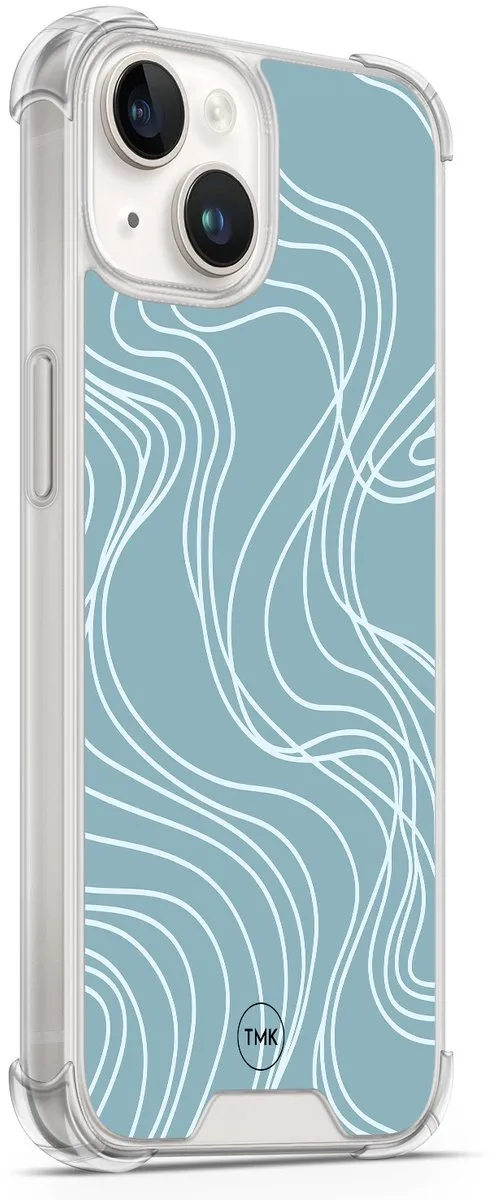 Casevibes iPhone 14 Shockproof Hoesje - Blauw - A/i14/S/022