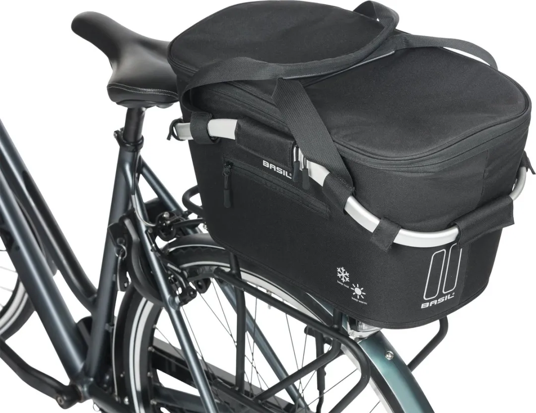Basil Classic Carry All ISO Fietsmand 18L - Zwart - afbeelding 6 van 6