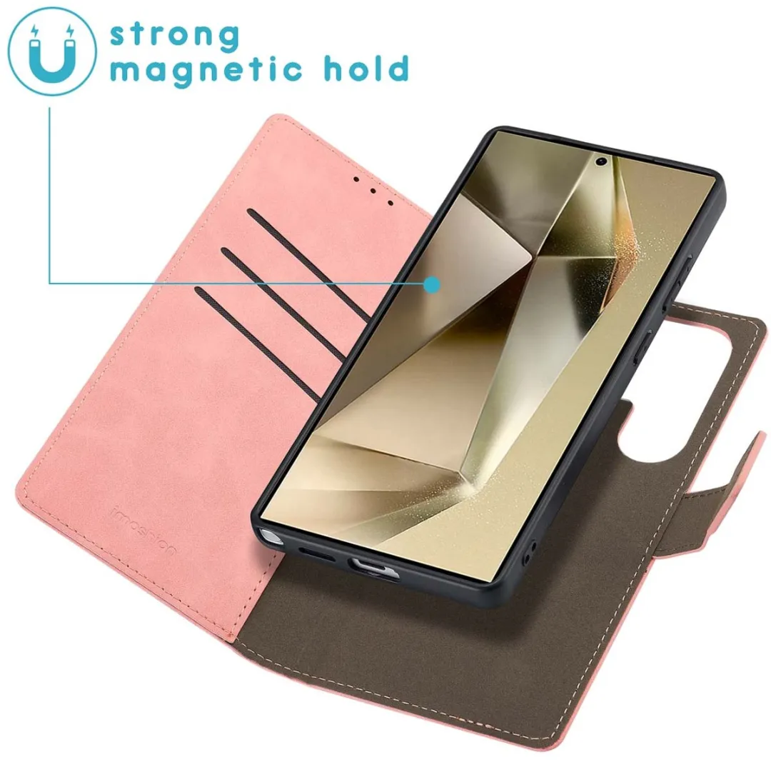 Imoshion Hoesje Samsung Galaxy S25 Ultra - 2-in-1 Bookcase Roze