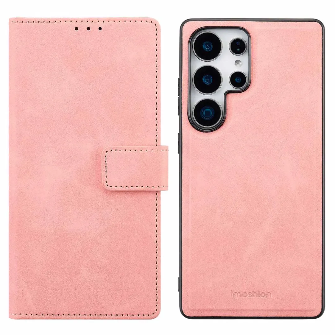 Imoshion Hoesje Samsung Galaxy S25 Ultra - 2-in-1 Bookcase Roze