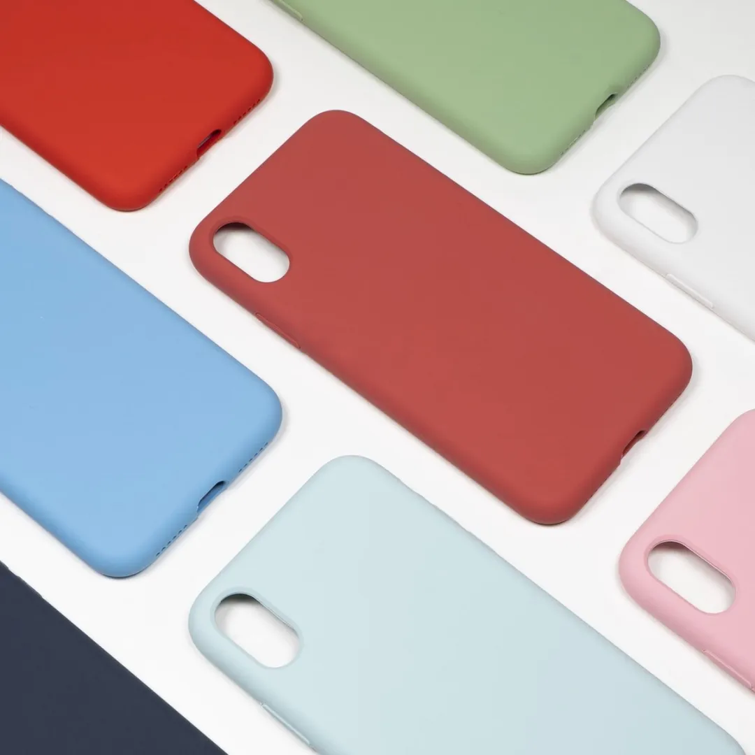 BMAX Siliconen hard case hoesje geschikt voor Apple iPhone Xs Max / Hard Cover / Beschermhoesje / Telefoonhoesje / Hard case / Telefoonbescherming - Rood