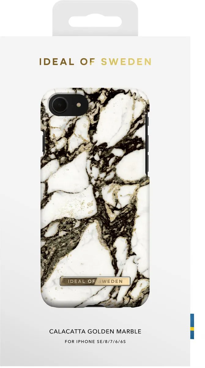 iDeal of Sweden Fashion Case iPhone 8/7/6/6s/SE Calacatta Golden Marble - afbeelding 6 van 6