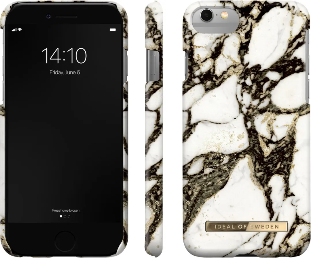 iDeal of Sweden Fashion Case iPhone 8/7/6/6s/SE Calacatta Golden Marble - afbeelding 3 van 6