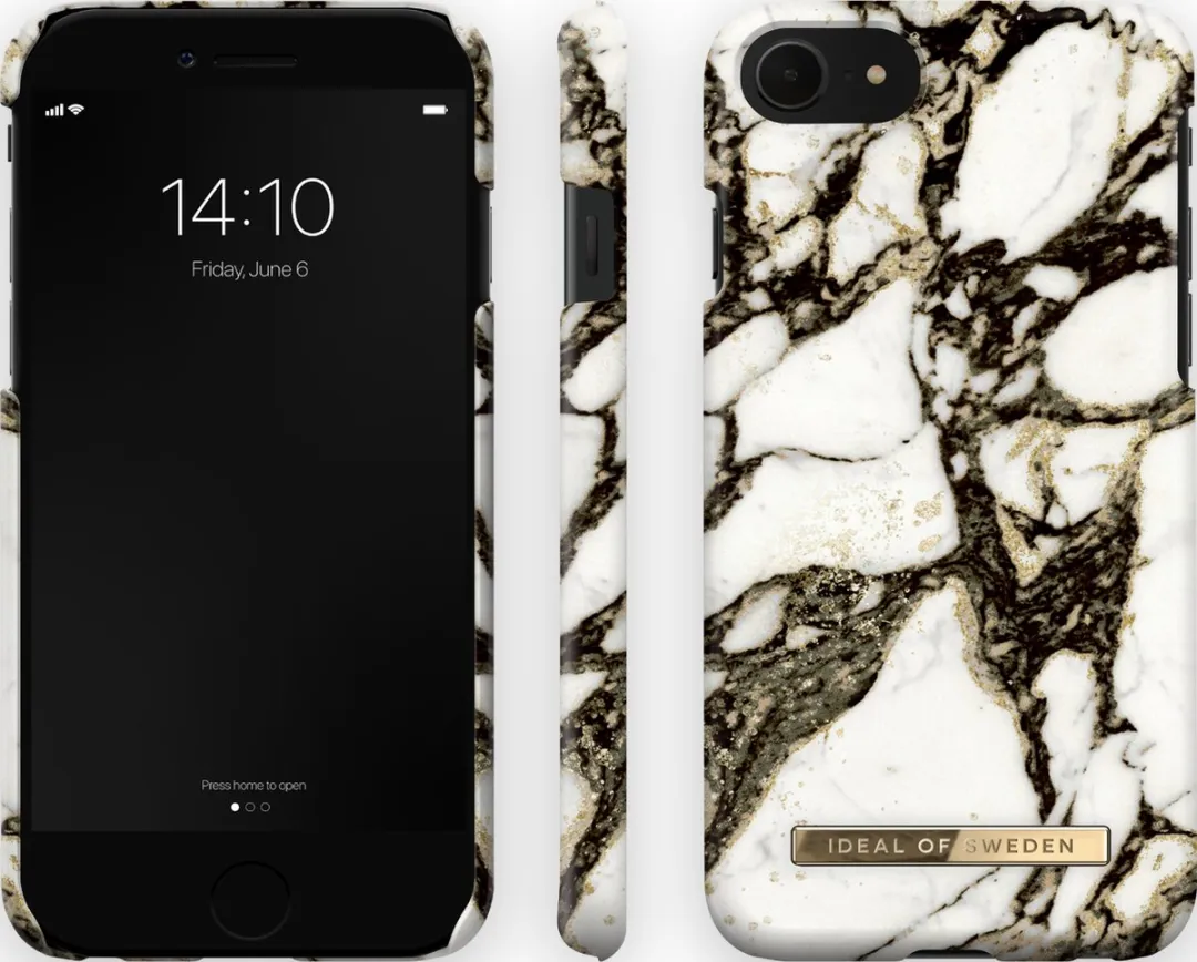 iDeal of Sweden Fashion Case iPhone 8/7/6/6s/SE Calacatta Golden Marble - afbeelding 4 van 6