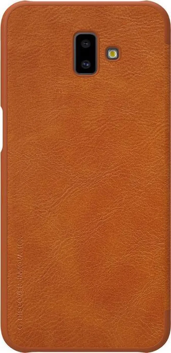 Nillkin Qin PU Leather Book Case - Samsung Galaxy J6+ 2018 - Bruin - afbeelding 2 van 4