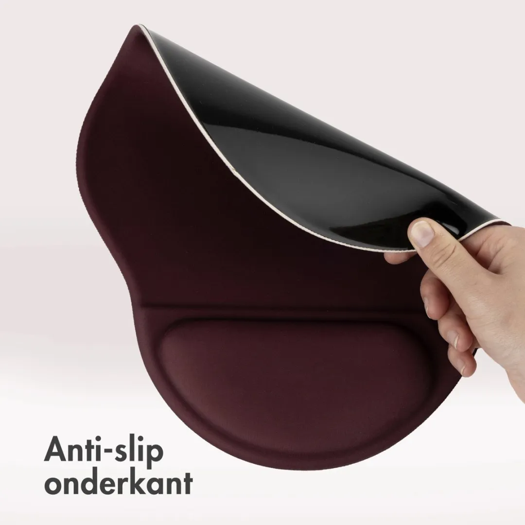 Imoshion Ergonomische Muismat Bordeaux 30x25cm