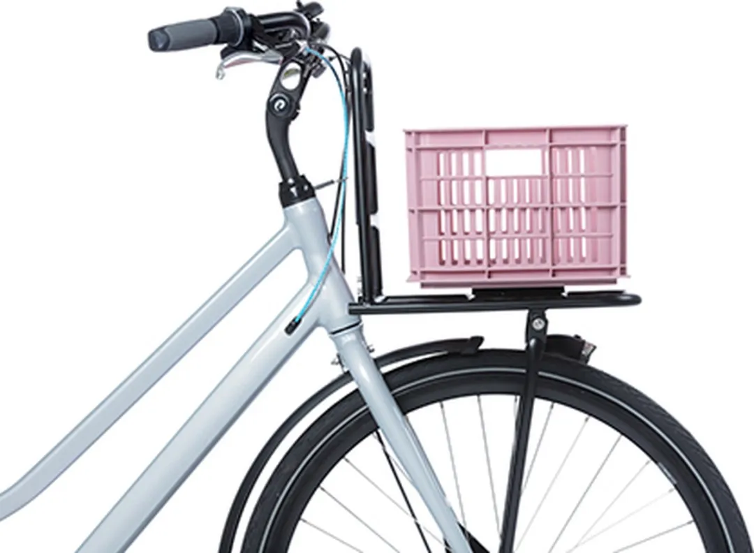 Basil Fietskrat S - Klein - 17.5 Liter - Roze