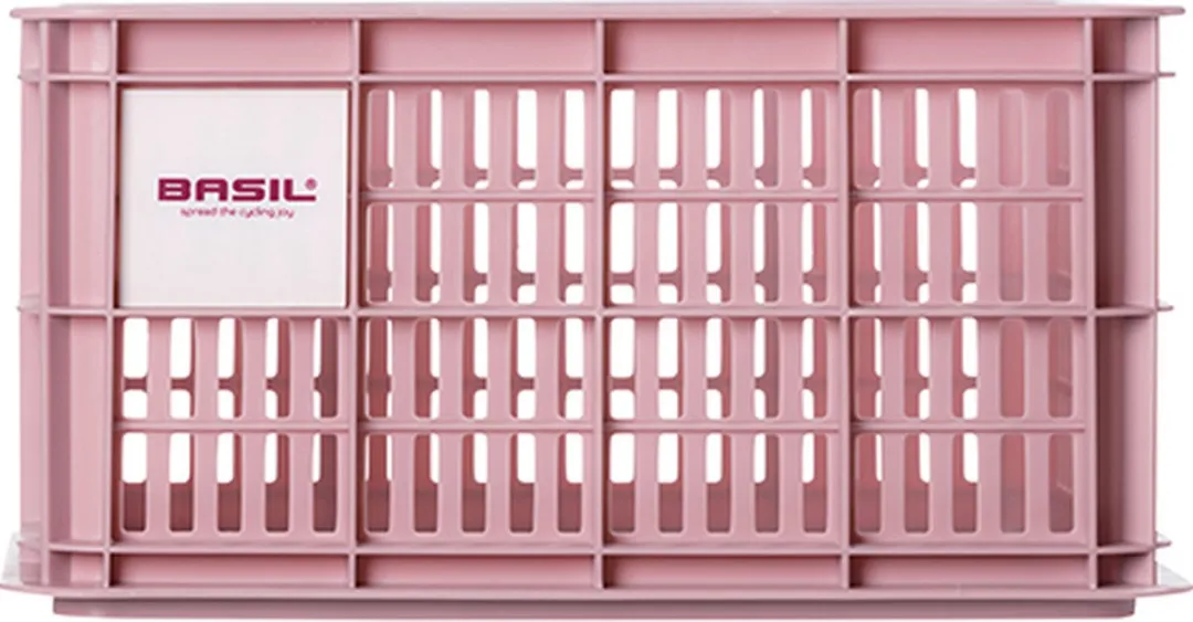 Basil Fietskrat S - Klein - 17.5 Liter - Roze