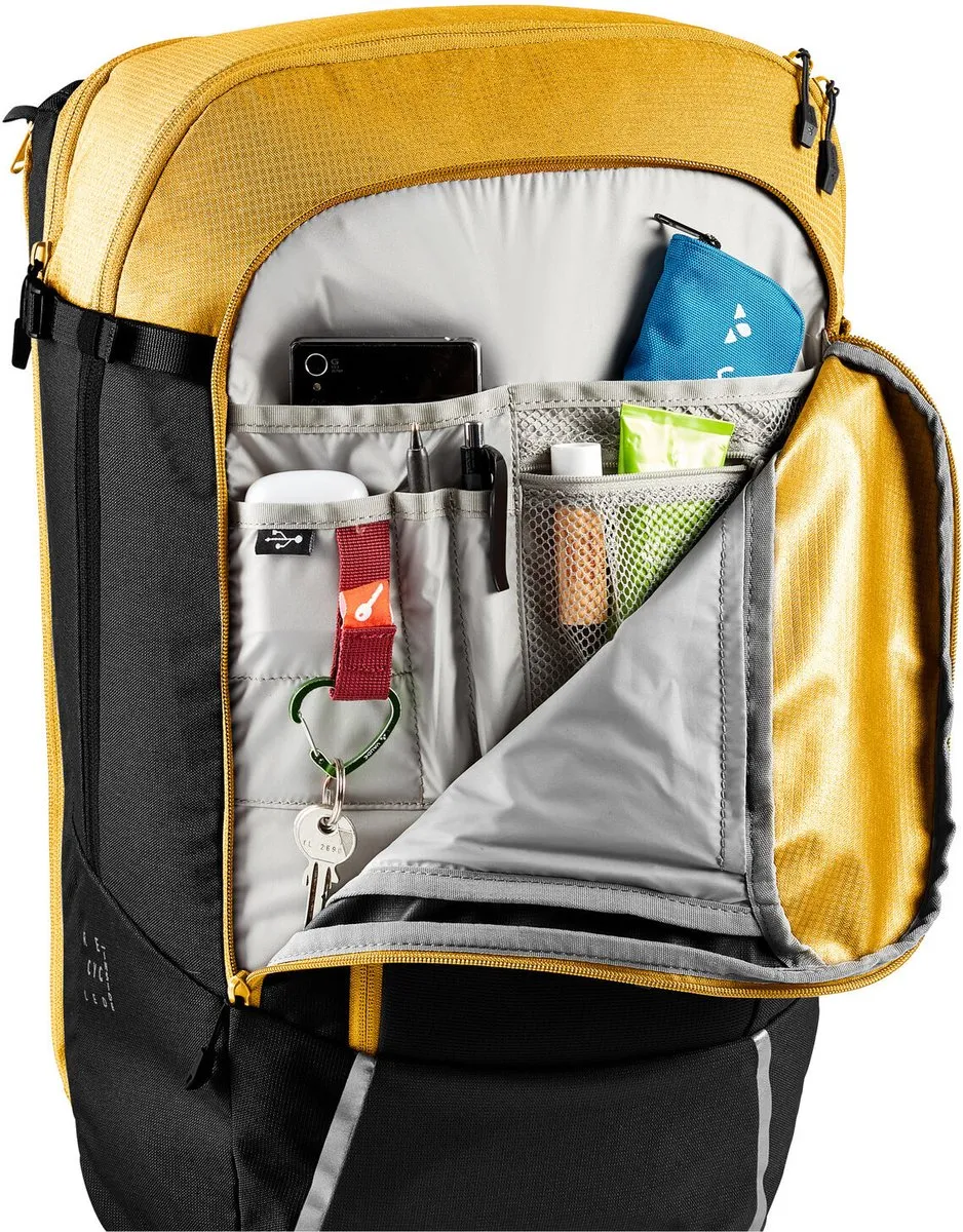 Vaude Cycle 28 II Fietstas 28L - burnt yellow