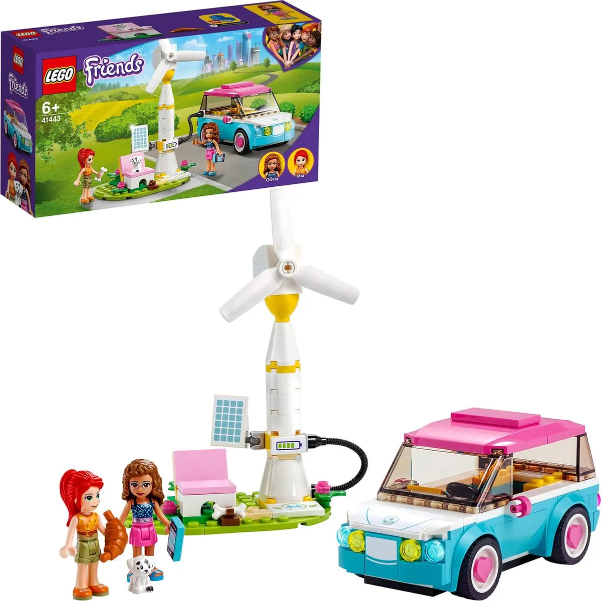 LEGO 41443 Friends Olivia's Elektrische Auto - Multicolor - afbeelding 6 van 6