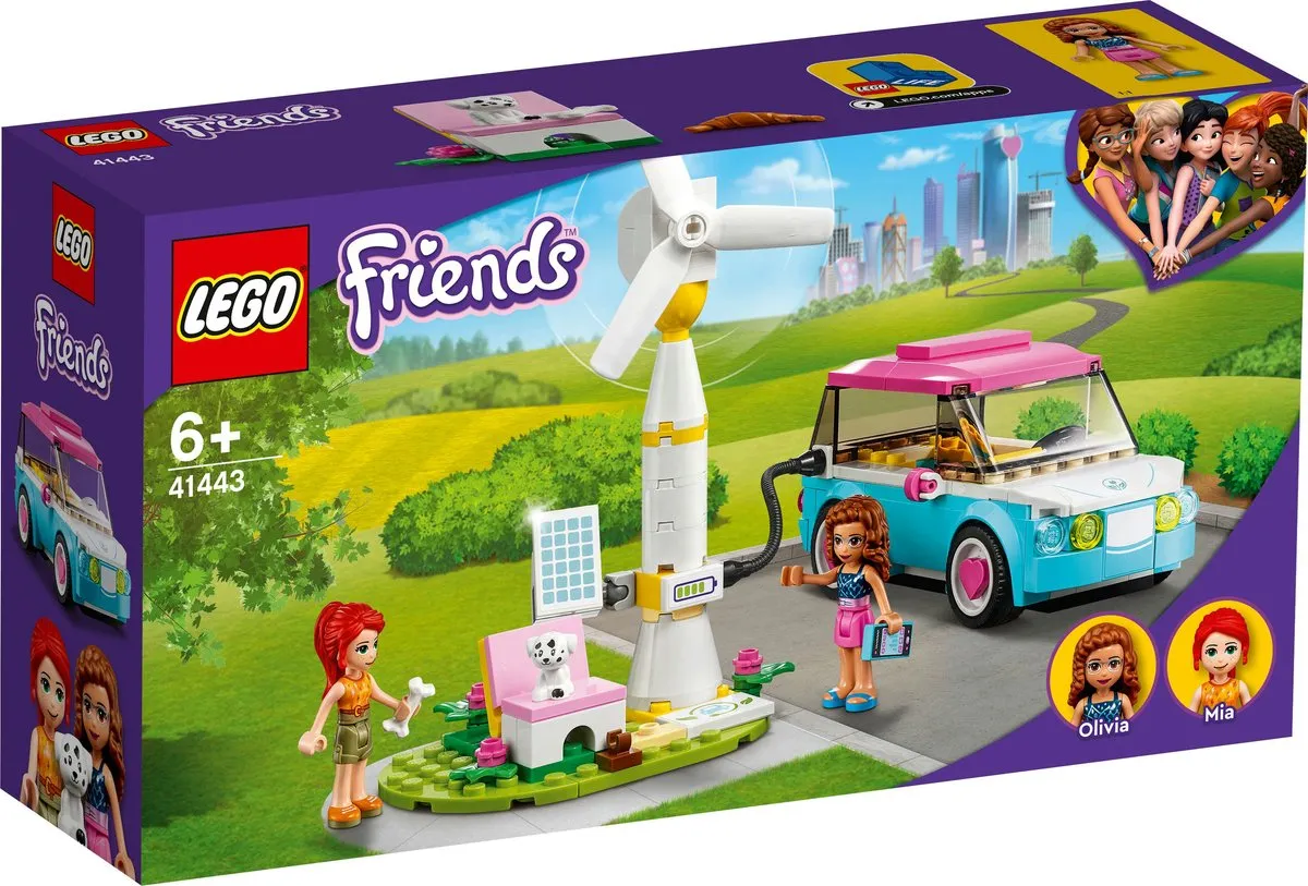 LEGO 41443 Friends Olivia's Elektrische Auto - Multicolor