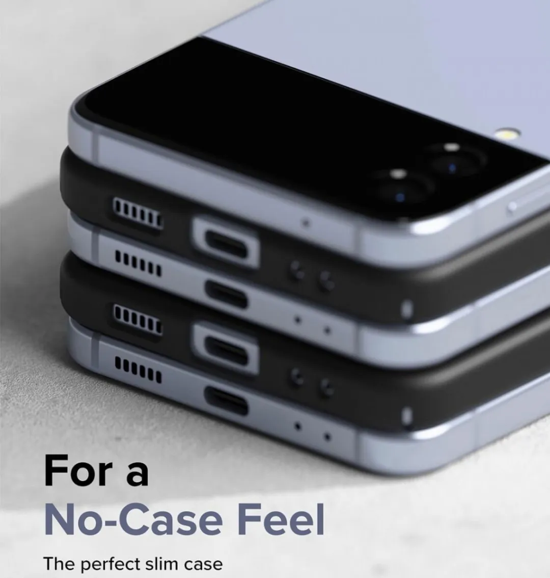 Ringke Slim Hoesje Samsung Galaxy Z Flip 5 - Zwart
