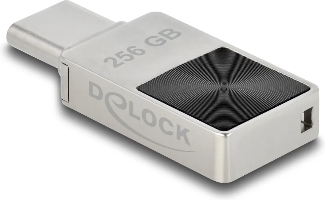 Delock 54009 USB Flash Drive 256GB Type-C - Zwart/Grijs - afbeelding 3 van 6