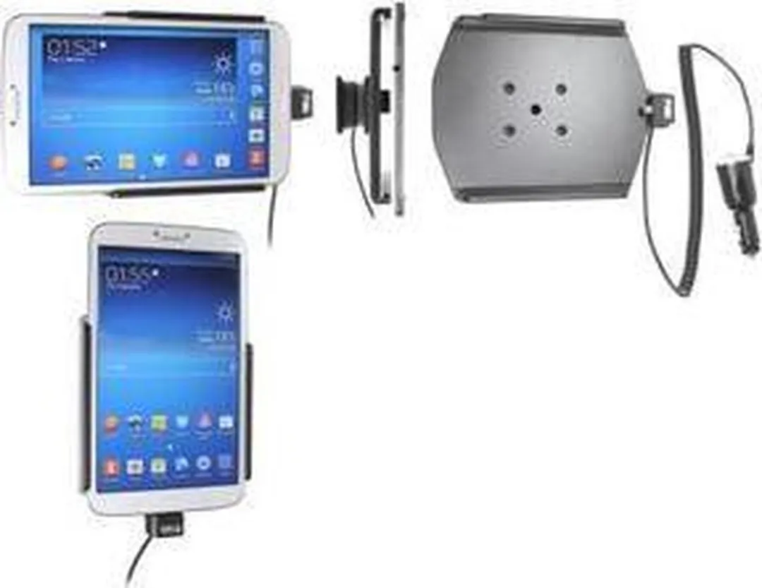 Brodit Actieve Houder met Autolader Samsung Galaxy Tab 3.8 8"