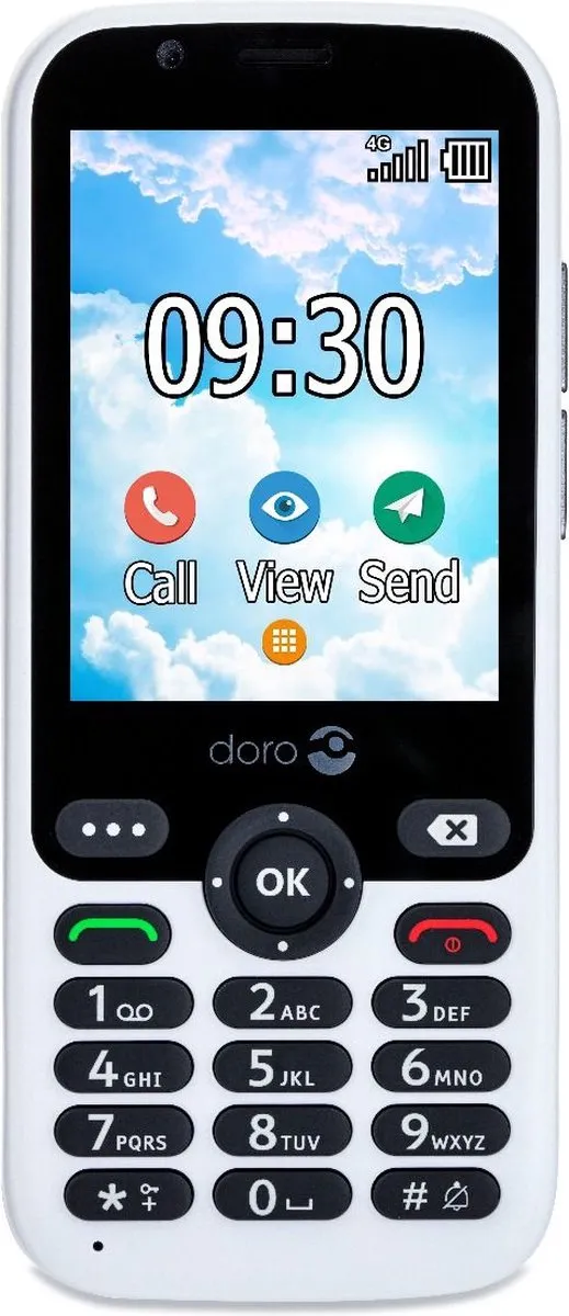 Doro 7010 4G Smartphone - 2.8" - Zwart - afbeelding 2 van 5