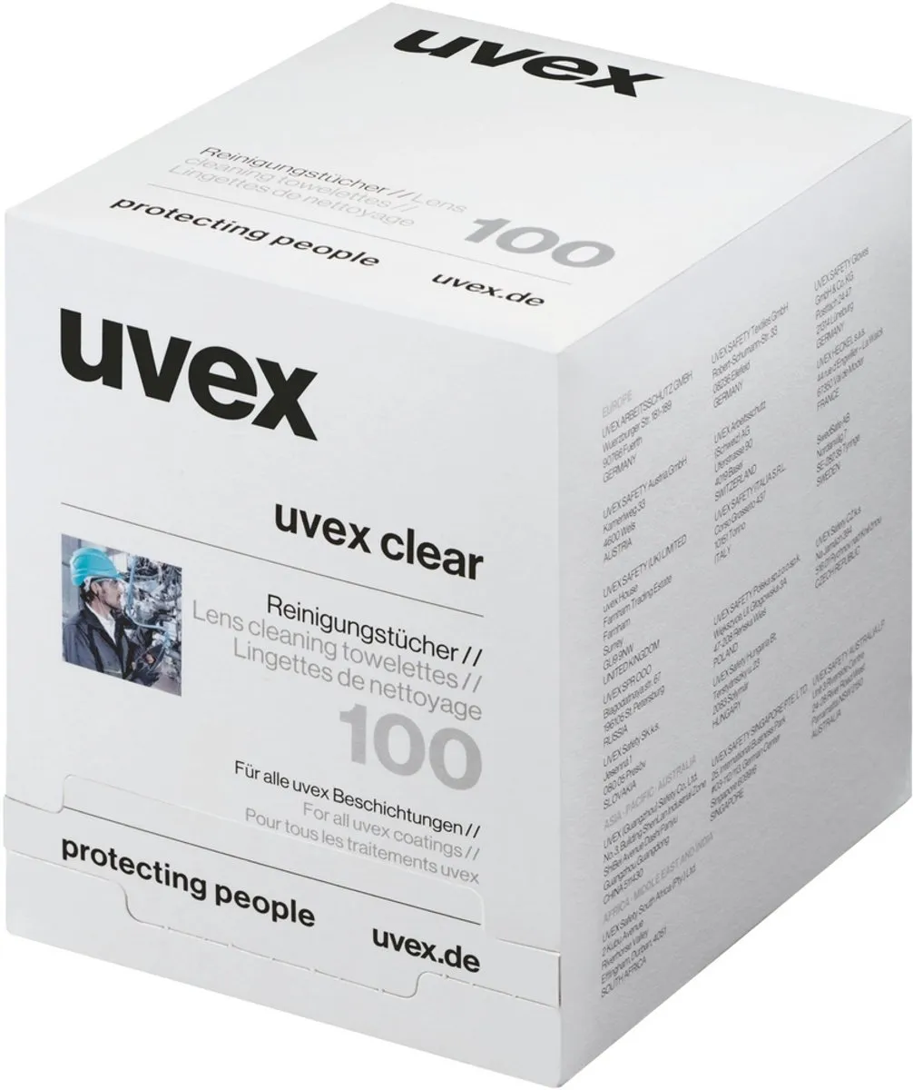 Uvex 9963005 Brilreinigingsdoekjes