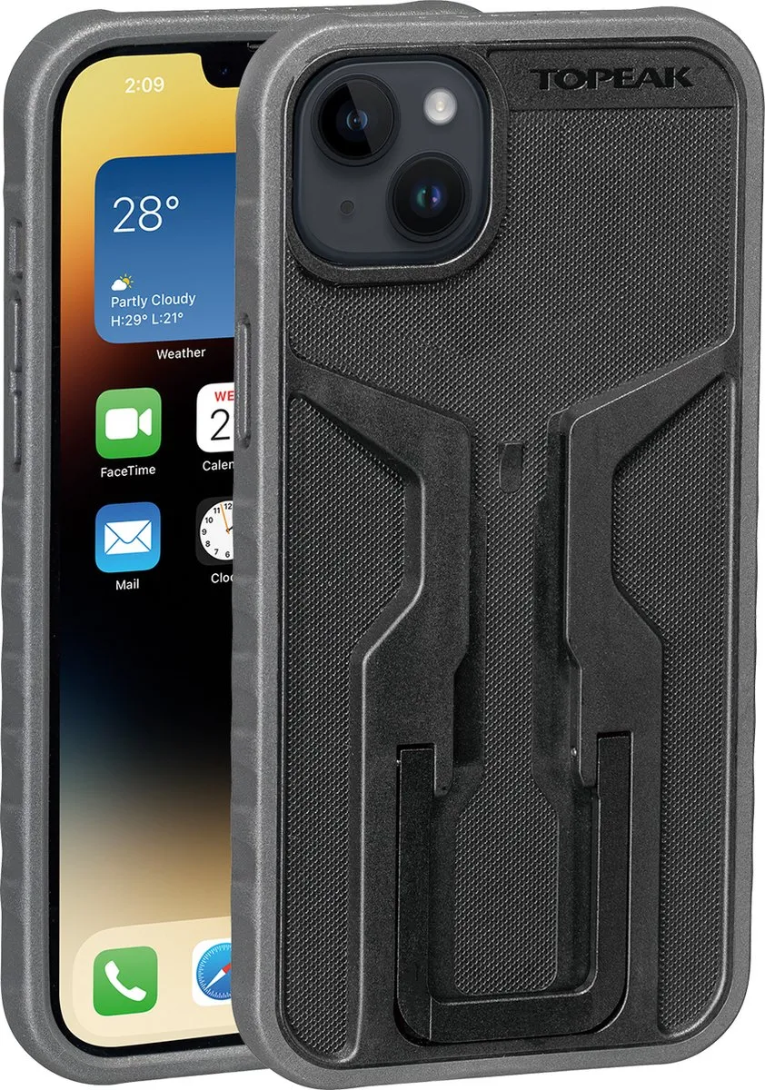 Topeak iPhone 14 Plus Hoesje - Zilver/Grijs