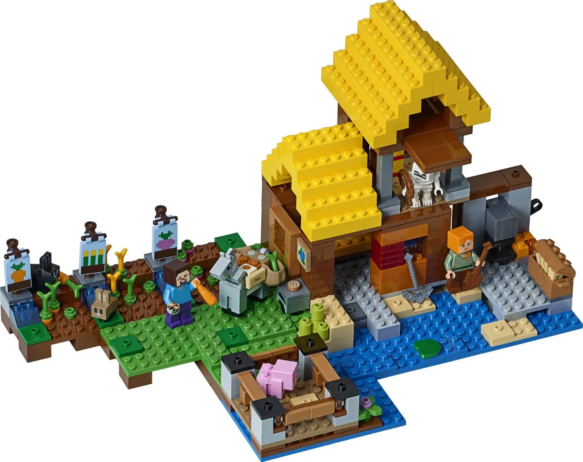 LEGO Minecraft Het Boerderijhuisje 21144 - 549 Stukken