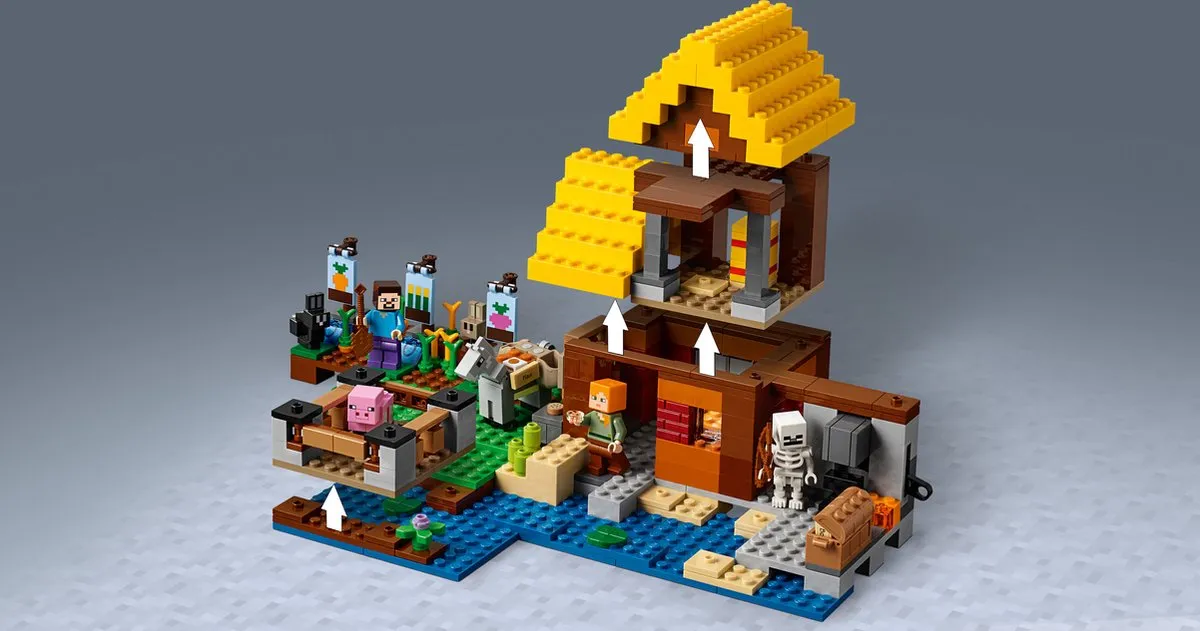LEGO Minecraft Het Boerderijhuisje 21144 - 549 Stukken