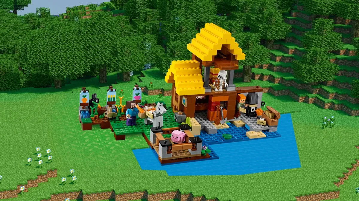 LEGO Minecraft Het Boerderijhuisje 21144 - 549 Stukken
