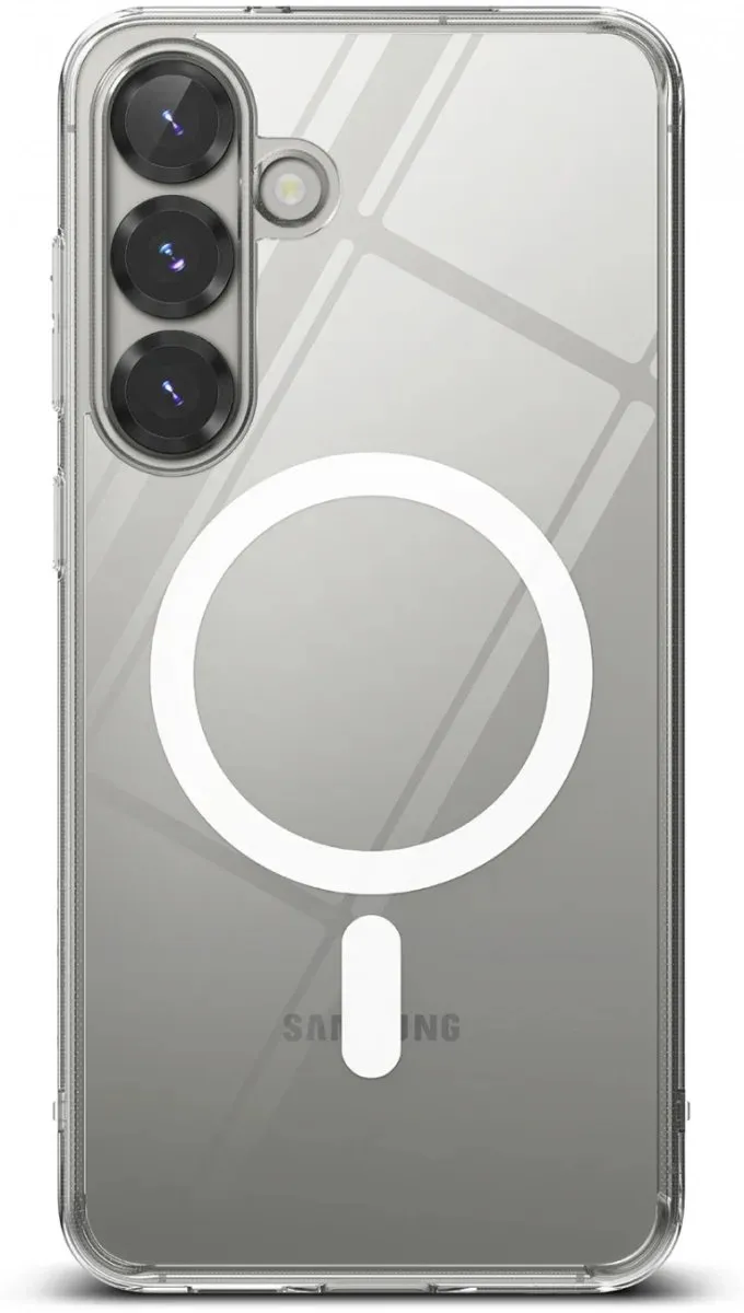 Ringke Fusion Magnetic Hoesje Samsung Galaxy S25 Plus - Transparant