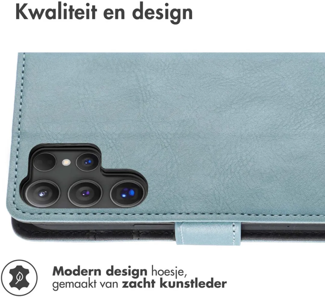 Imoshion Hoesje Samsung Galaxy S25 Ultra - 3 Pasjes - Lichtblauw