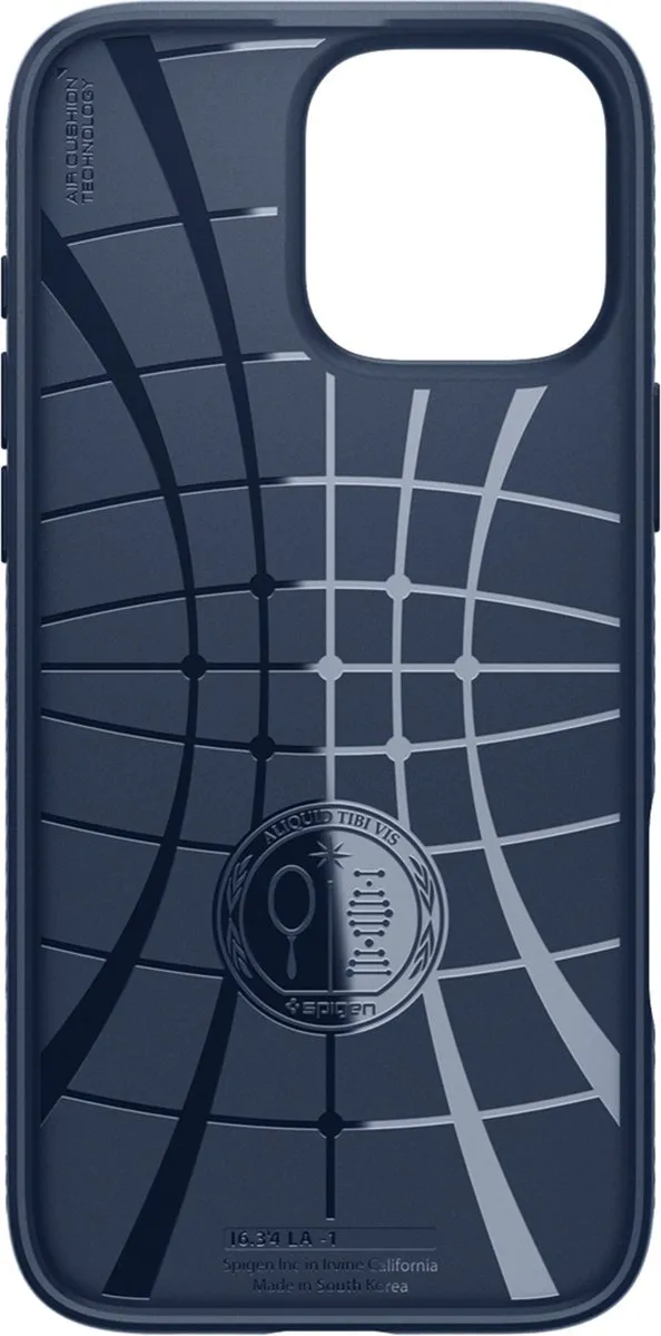 Spigen Liquid Air Hoesje ACS08118 - iPhone 16 Pro - Blauw - afbeelding 6 van 6