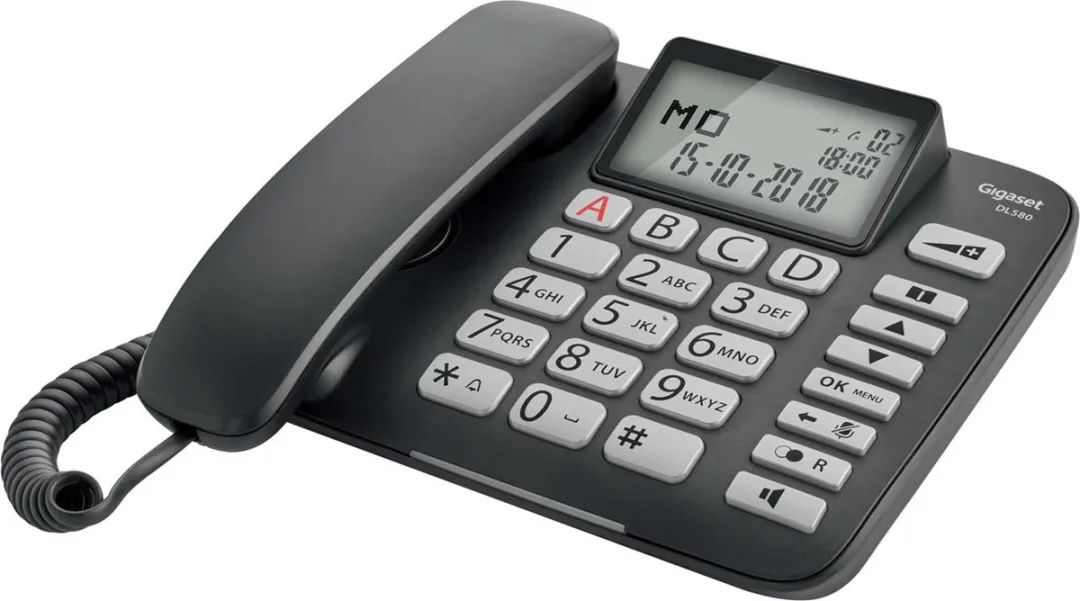 Gigaset DL580 Vaste Telefoon - 4 Handsets - Zwart - afbeelding 6 van 6