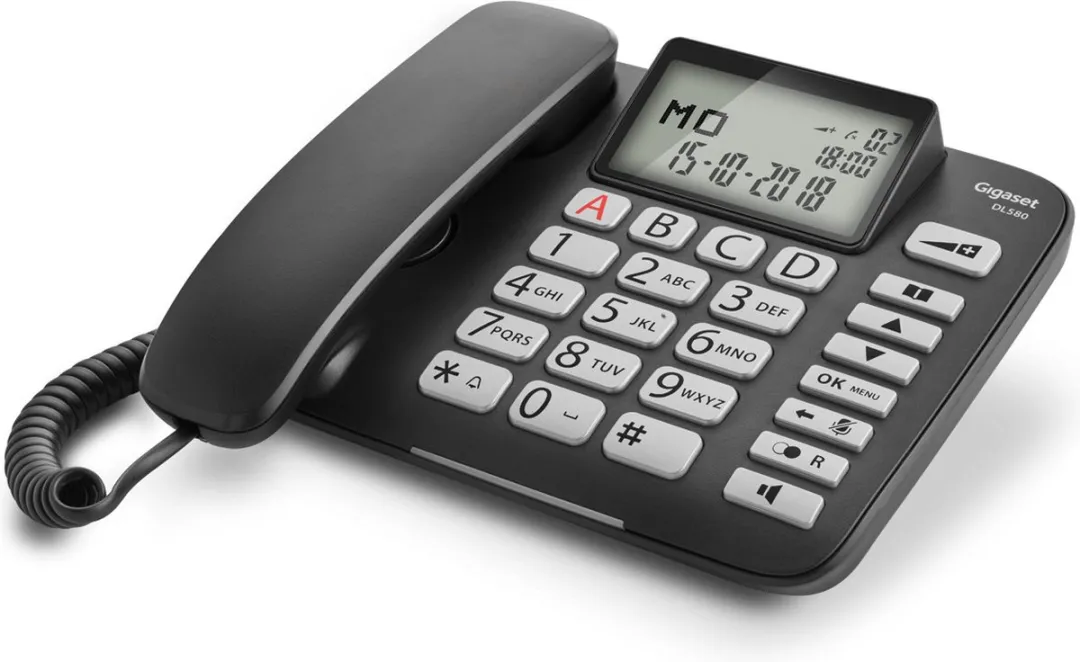 Gigaset DL580 Vaste Telefoon - 4 Handsets - Zwart